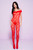 Off the Shoulder Ruffle Bow Lace Bodystocking