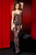 Sheer Lace Suspender Satin Bows Bodystocking