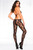 Lace and Bow Halter Strappy Bodystocking