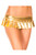 Metallic Pleated Micro Mini Skirt