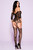 Net Star Suspender Over Shoulder Bodystocking