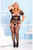 Short Sleeve Lace Suspender Bodystocking