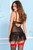 Mesh and Lace Underwired Garter Chemise
