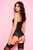 Underwire Lace Strappy Cami-Garter & G-String