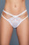 High Rise Double Strap Eyelash Lace Thong