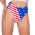 High Waisted American Flag Shorts