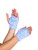 Fingerless Sequin Wrist Length Gloves