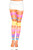 Cutout Rainbow Spandex Leggings