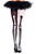 Mismatch Skeleton Print Pantyhose