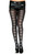 Star Pentagon Print Pantyhose