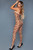 Sheer Footless Crotchless Leopard Bodystocking