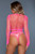 Fence Net Long Sleeve Crop Top and Bottoms Set