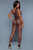 Sleeveless Linear Fishnet Low Cut Long Dress Sleeveless Linear Fishnet Low Cut Long Dress