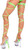 Neon Metallic Swirl Gartered Leg Straps