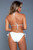 Triangle Tie Top Ruched String Bikini