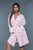 Mid-Length Plush Tie Waist Robe