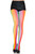 Rainbow Striped Fishnet Pantyhose
