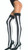 Thick Opaque Vertical Striped Thigh Highs Thick Opaque Vertical Striped Thigh Highs