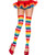 Rainbow Striped Acrylic Thigh High Leg Warmers