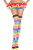 Pastel Rainbow Striped Thigh High Stockings