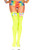Rainbow Satin Bow Opaque Thigh Highs
