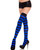 Colorful Wide Horizontal Striped Thigh Highs