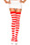 Colorful Wide Horizontal Striped Thigh Highs