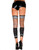 Opaque & Net Floral Thigh High Leg Warmers