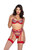 Peppermint Candy Bra & Garter Belt Set