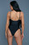Ruched Drawstring Tie Side Cheeky Swimsuit