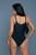Cutout Sides Criss-Cross Strap O-Ring Swimsuit