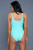 Cutout Sides Criss-Cross Strap O-Ring Swimsuit