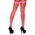 Strappy Diamond Net Thigh High Stockings
