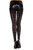 Back Lace Up Opaque Pantyhose