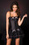 Lace Trim Boned Corset & Layered Mini Skirt Set