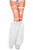 Furry Metallic Knee High Leg Warmers