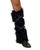 Strappy Faux Fur Leg Warmers