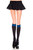 Striped Top Opaque Knee High Stockings