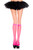 Hot Pink Diamond Net Knee High Stockings