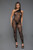 One Shoulder Net Crotchless Footless Bodystocking