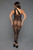 One Shoulder Net Crotchless Footless Bodystocking