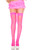 Fence Net Sheer Lined Two-Tone Thigh Highs