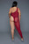 Sheer One Shoulder Strap & Leg Footless Bodystocking