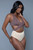 Two-Tone Plunging Cutout Criss-Cross Swimsuit Two-Tone Plunging Cutout Criss-Cross Swimsuit
