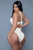 One Shoulder Ruched Bandeau Brazilian Monokini