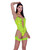Mesh and Sequins Keyhole  Leg Wrap Romper