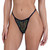 Sequined Fishnet Cheeky Ruched Bikini Bottoms