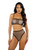 Rhinestone Fishnet Bra Top & Panty Set