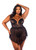 Lace & Satin Plunged Underwire Babydoll & G-String Set