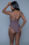 Two-Tone Padded One Piece Swimsuit